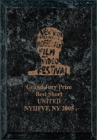 Vídeo musical UNITED, Premio del Gran Jurado del Festival Internacional de Nueva York de Películas y Vídeos Independientes